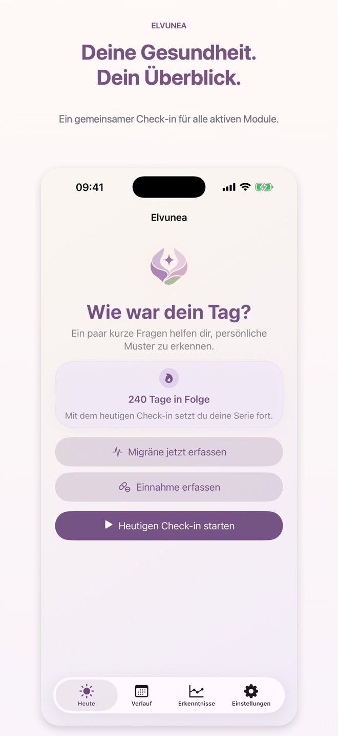 Elvunea Heute-Ansicht