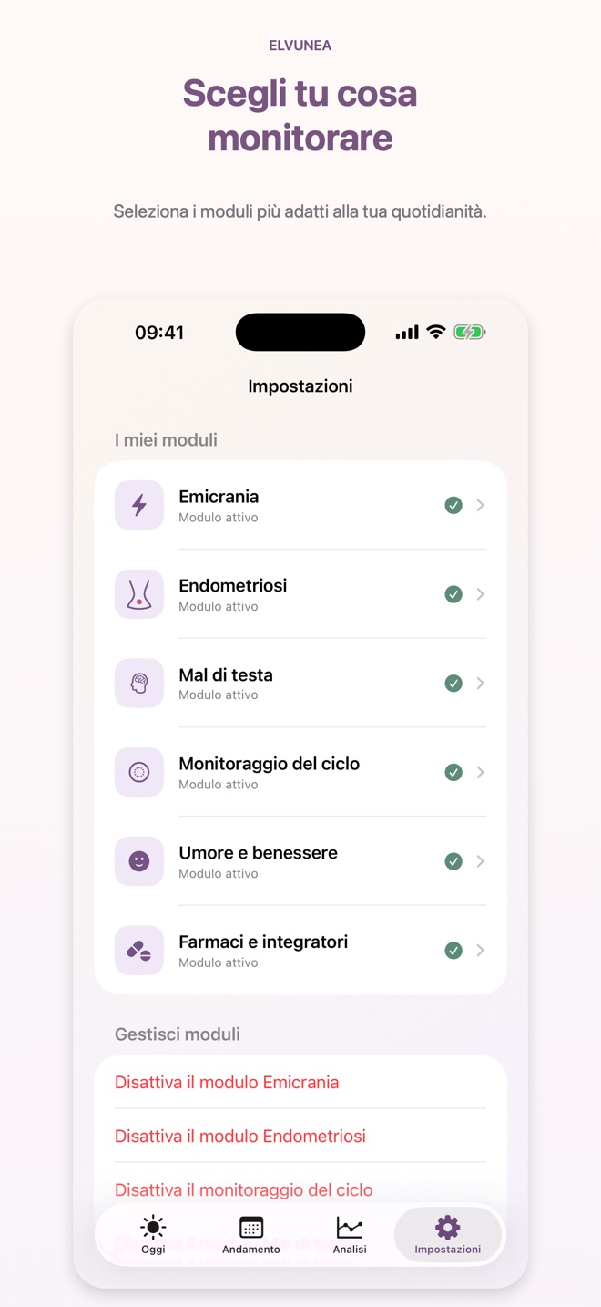 Scegli tu cosa monitorare
