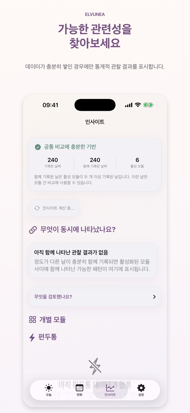 가능한 관련성을 찾아보세요