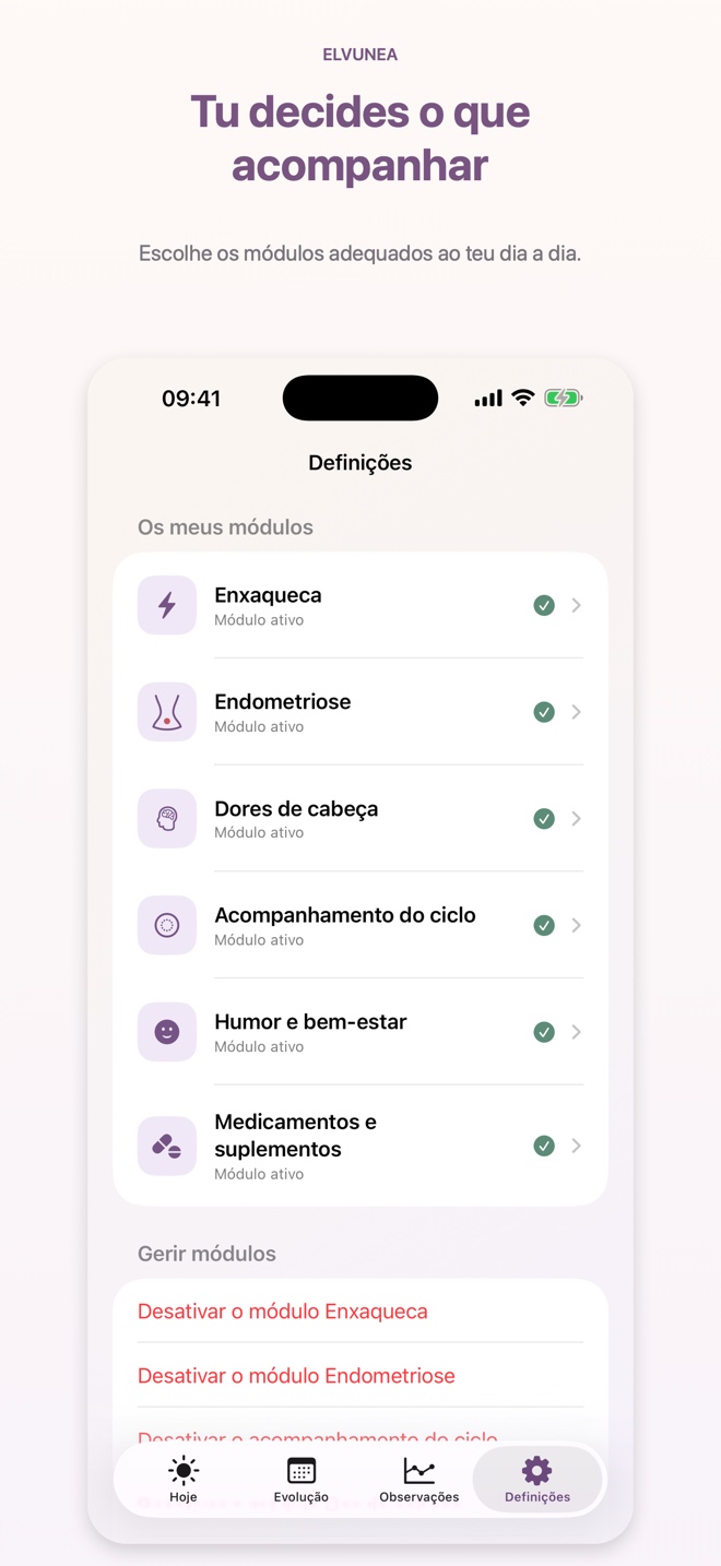 Tu decides o que acompanhar