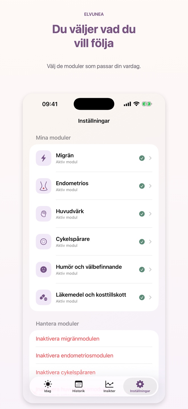 Du väljer vad du vill följa